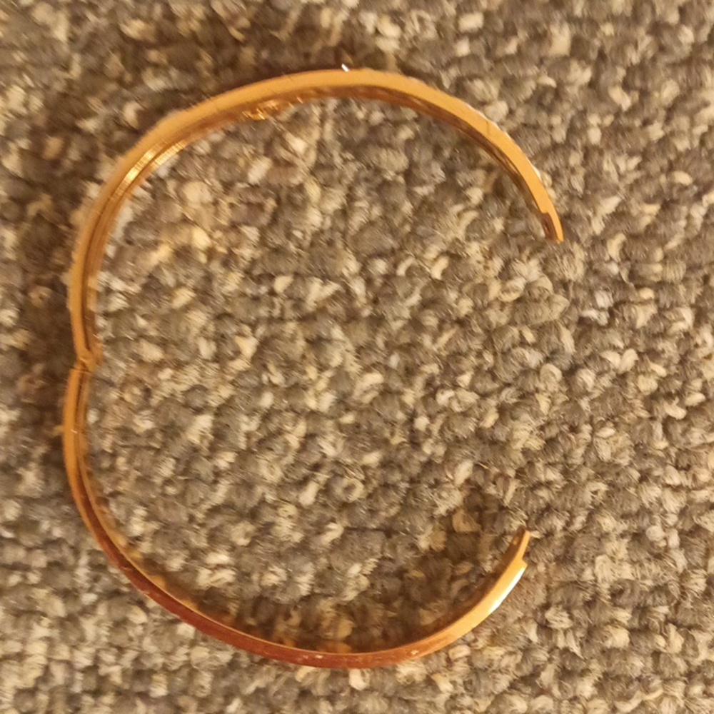 Michael Kors Rose gold tone and crystal rhinestone snap side women's bra… - Picture 6 of 7